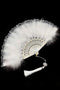 Vintage Foldable Feather Fan For Women